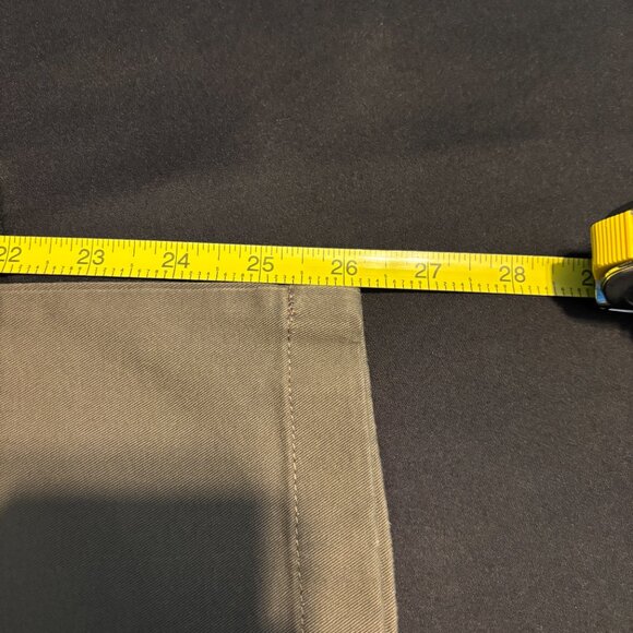 Dockers Pants 28x28 Slim Fit Workday Khaki Smart 360 Flex Dark Pebble/Brown - Picture 12 of 13